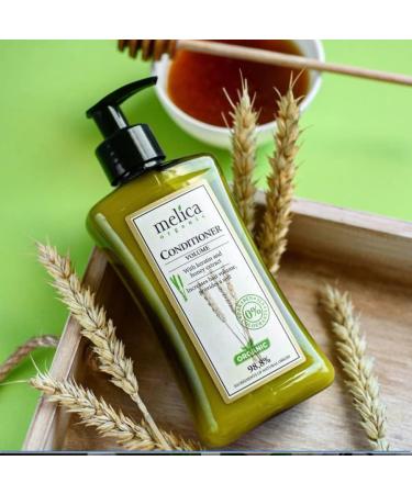 Volumetric conditioner Melica Organic with keratin and honey extract - Buy Online on GoSupps.com