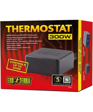 Exo Terra 300W Thermostat - Precision Temperature Control for Terrariums | Ideal for Substrate Heating Cables & Ceramic Heaters - Buy Online on GoSupps.com