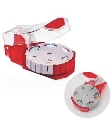 Perfect Pill Cutter - Pill Splitters for Small or Large Pills - Cuts up to 14 Different Shaped Pills or Vitamins with Self-Retracting Blade