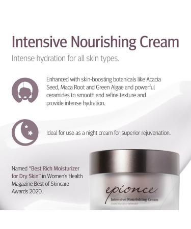 Epionce Intensive Nourishing Cream - Anti-Aging Moisturizer for Face, Neck & Decolletage, For All Skin Types with Ceramides, Glycerin & Squalene, Dermatologist Skincare - Buy Online on GoSupps.com