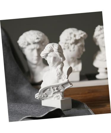 Zerodeko 1pc Piano Statue Mini Resin Figurines Desktop House Decorations for Home Air Conditioner Wind Deflector Greek Mythology Decor Greek Statue White Teaching Aids Household - Buy Online on GoSupps.com