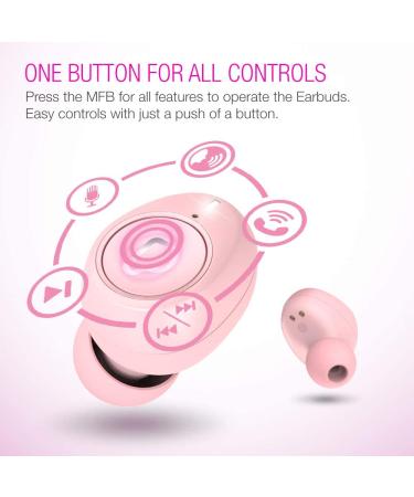 Purity Pink True Wireless Earbuds - Immersive Sound & Style - Buy Online on GoSupps.com