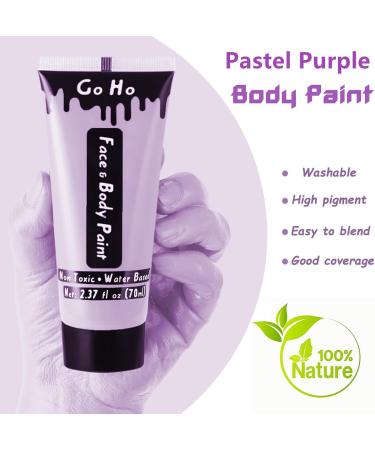 Pastel Purple Cream Face Body Paint (2.37oz 70ml) for Adults & Children - Water Based Makeup for SFX Cosplay, Costumes, and Festivals - Buy Online on GoSupps.com