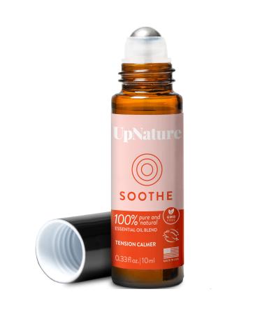 Soothe Essential Oil Roll On Blend- Reduce Muscle & Pain Discomfort, Breathe Easy, Improve Circulation Aromatherapy Oil with Peppermint Essential Oil & Eucalyptus Oil - Perfect Stocking Stuffer
