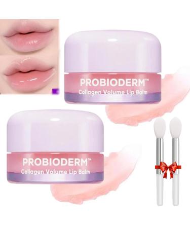 WDXIA Collagen Lip Balm Volume Lip Balm Moisturizes and Nourishes Lip Balm Anti-Cracked Lip Balm Exfoliating Lip Balm Lightening Lip Wrinkles Lip Balm