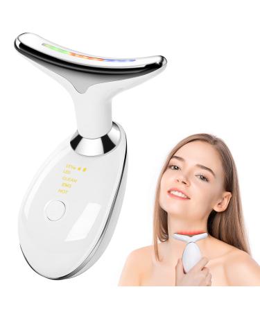 Dr. Pure Face Massager  Face Sculpting Tool Double Chin Remover Neck & Face Massager Lift  Portable Facial Beauty Tool for Skin Care  Tightening  Firm and Smooth White