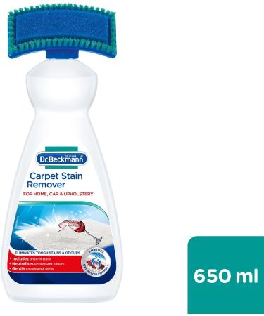 Culinare C10015 MagiCan Tin Opener White Plastic/Stainless Steel Manual Can Opener & Dr. Beckmann Carpet Stain Remover | Removes New and Dried-in Stains | Includes Applicator Brush + Carpet Stain Remover 650ml White - Buy Online on GoSupps.com