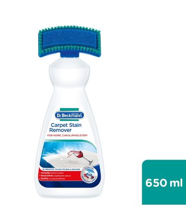 1001 Mousse Carpet and Upholstery Cleaner Floral Scented Cleaner 350 ml & Dr. Beckmann Carpet Stain Remover | Removes new and dried-in stains | includes applicator brush - Buy Online on GoSupps.com
