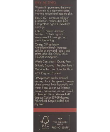 OM4 Dry STEP 3: Warm Sands Botanical Youth Serum - Anti-Aging Vitamin C for Men's Skincare | Hydrating Aloe Vera & Hyaluronic Acid - Buy Online on GoSupps.com