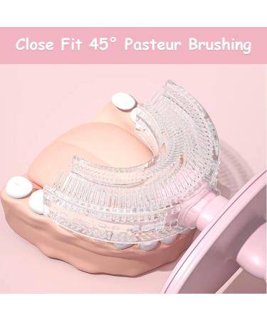 3 Pack Kids U-Shaped Toothbrush Food Grade Soft Silicone Brush Head 360 Whole Mouth Manual Training Tooth Brush for Toddlers and Children 2-12 Years Old(Blue Pink Purple) - Buy Online on GoSupps.com