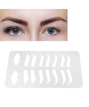 Brow Lip Stencil  Eyebrow Lip Stencil  PVC material can be reused to decorate eyebrow tools
