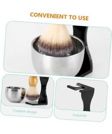 Buy Minkissy Stainless Steel Shaving Set with Bowl & Stand | Safety Razor & Brush Holder | Perfect Gift for Dad | Multi-Color Options Available - Buy Online on GoSupps.com