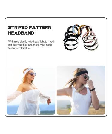 Solustre 10 Pack Floral Hair Bands for Toddlers & Women - Fabric Knot Headbands Trendy Accessories - Buy Online on GoSupps.com