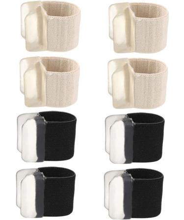 FOMIYES 8 Pairs Toe Separator Thumb Splints for Men - Bunion Guard & Toe Protector - Elastic Bracket - 2.5x2cm - Assorted Colors - Buy Online on GoSupps.com