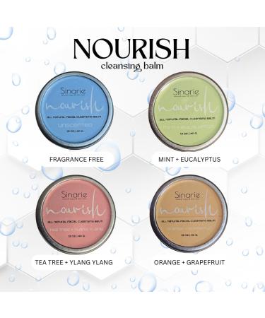 Natural Facial Cleansing Balm Oil (1.3 oz) Soothing Tea Tree & Ylang Ylang | International Shipping Available - Buy Online on GoSupps.com