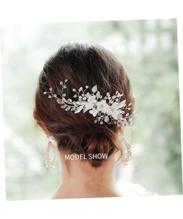 DOITOOL Combs Tiara Rhinestone Comb Crystal Hair Comb Wedding Hair Comb Rhinestone Hair Comb Bride Millet Beads Rhinestones - Buy Online on GoSupps.com