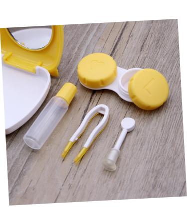 Healeved 2pcs Cartoon Lens Storage Case - Travel Lens Box - Durable & Fun Design in Yellow - International Shipping - Buy Online on GoSupps.com