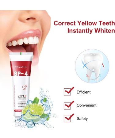 SP-4 Probiotics Whitening Toothpaste | Fresh Breath & Lightening Formula for Adults - Buy Online on GoSupps.com