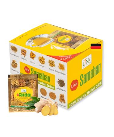Link Natural Samahan Tea Direct shipping from Germany 100% Authentic Ayurvedic Herbal Tea 25 bags (100g) - Buy Online on GoSupps.com
