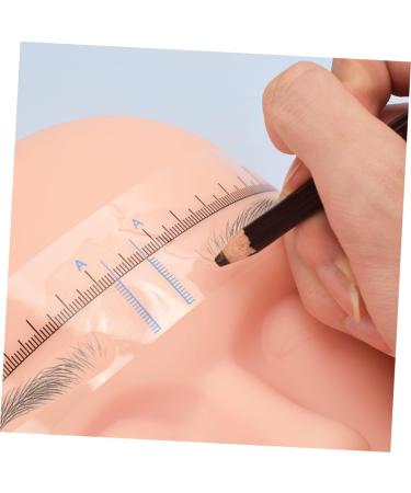  SOLUSTRE SOLUSTRE 10 Pieces Eyebrow Positioning Measuring Stencil Ruler Eyebrow Stamp Stencil Ruler Stirrups DIY Eyebrow Trimmer Disposable PVC - Buy Online on GoSupps.com