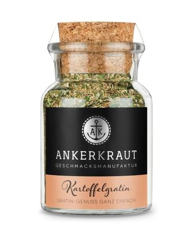 Anchor herb potato gratin spice cooking with potatoes gratin with cheese baked in the oven delicious ingredients for vegetables just make at home yourself 80 g in the cork glass