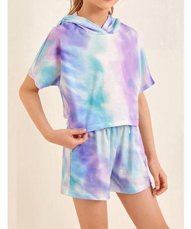Girls Tie Dye Outfits Set - Jogger Suits, Sweatsuits, Hoodies, Shorts Sets - Buy Online on GoSupps.com