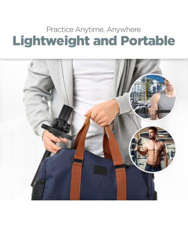 Longest Wrist & Forearm Trainer - Strengthen Grip with Olympic Plates | Ideal for Beginners & Pros | Arm Workout Equipment - Buy Online on GoSupps.com