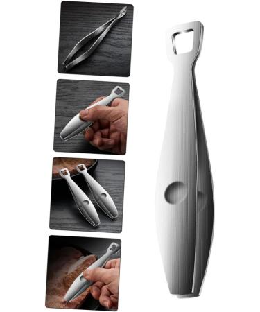 Beatifufu 1pc Stainless Steel Pig Hair Clip Food Tweezer Kitchen Tweezers Fish Bone Plier Pin Bone Removal Slanted Tweezer Hair Removal Tweezers Fish Bone Remover Plucker Hair Remover Duck - Buy Online on GoSupps.com