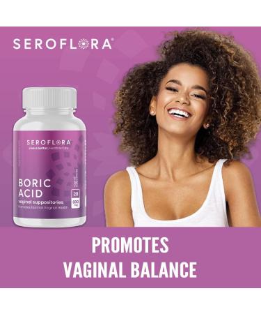 Boric Acid Vaginal Suppositories for Women | 30 Suppositories & Applicators | Odor Control Support - Buy Online on GoSupps.com