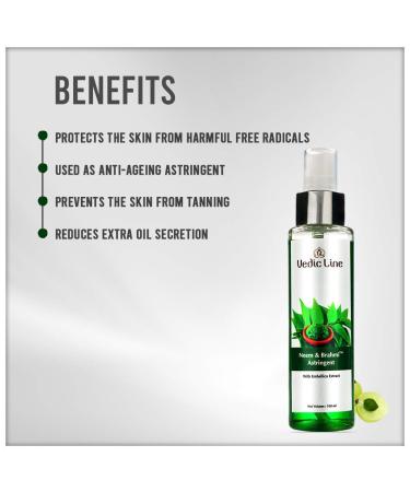 Buy Astringent - Neem & Brahmi 100ml | Natural Skincare for All Skin Types | Free Worldwide Shipping - Buy Online on GoSupps.com