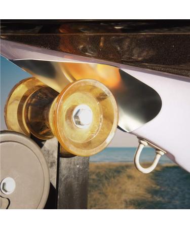 MEGAWARE KEELGUARD ScuffBuster XL Bow Guard with Notch - 9 x 8.75 - 3M Adhesive - 316-Stainless Steel - Buy Online on GoSupps.com