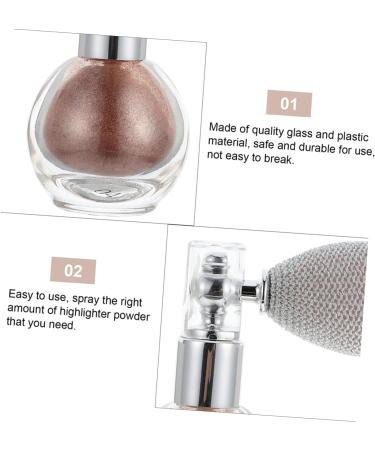 FOMIYES 4 Pcs Spray Glitter Highlighter Glitter Spray Makeup Highlight Powder Setting Powder Fluorescence - Buy Online on GoSupps.com