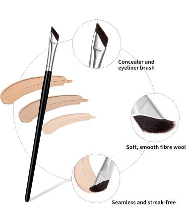 Lusofie 3Pcs Eyeliner Brushes Set - Professional Thin Eye Liner Makeup Brushes for Women - Buy Online on GoSupps.com