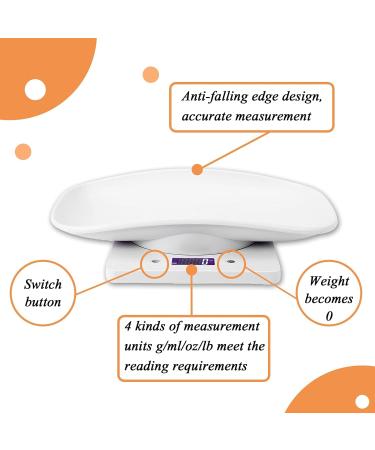 10kg/1g Pet Scale Electronic Small Animal Scale High Precision Pet Scale for Weighing Small Milk Cats and Small Dogs - Buy Online on GoSupps.com