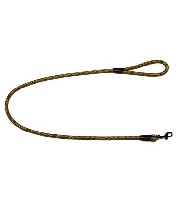 Leash - Rope leash with hand loop Basic 10mm 27 colours 7 lengths (1.20 m gold) 1.20 m gold