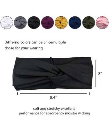 DRESHOW 8 Pack Women s Elastic Headbands - Stylish Turbans & Ruffle Hair Accessories for Girls - Buy Online on GoSupps.com