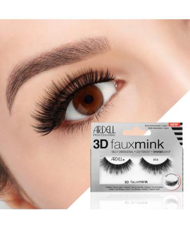 Ardell 3D Faux Mink 854 False Eyelashes - Pack of 4 Pairs - Buy Online on GoSupps.com