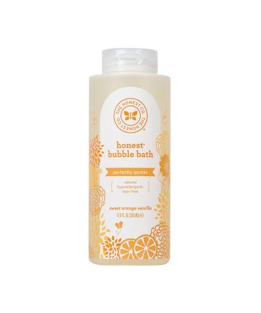 The Honest Company Perfectly Gentle Sweet Orange Vanilla Bubble Bath with Naturally Derived Botanicals Orange Vanilla 12 Fluid Ounce