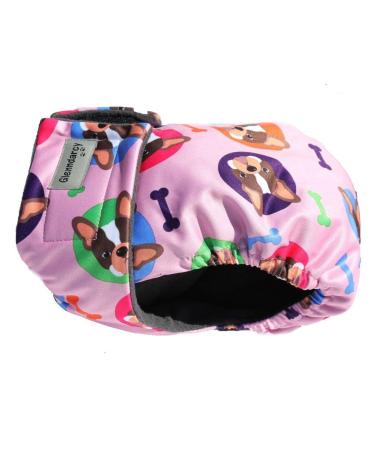 Glenndarcy dog diapers - without a tail hole - for e.g. French and bulldog - (medium pants Only French Bulldog) medium pants Only French bulldog