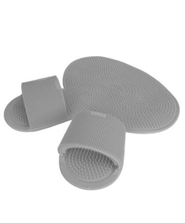 Silicone foot scrubber foot massager rubber mat with non-slip suction cups cleans smoothes smoothes and massages your feet bathing washpad for use in clean men