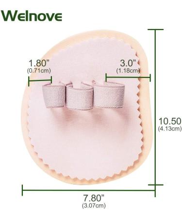 Welnove Toe Straightener Hammer Toe Corrector Pack of 2 - 3 Hole Splint for Claw Toe, Mallet Toe, Contracted Toe - Toe Straightener and Corrector for Improved Comfort and Alignment - Buy Online on GoSupps.com