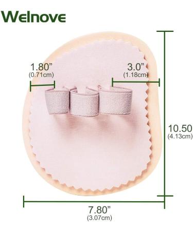 Welnove Toe Straightener Hammer Toes Corrector Pack of 2 (3 Holes) for ...