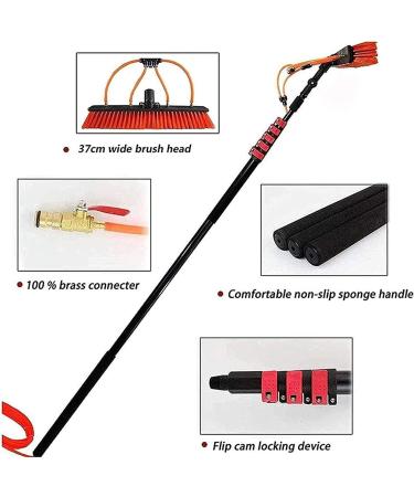 Window Cleaning Telescopic Pole 3m-10m Water Fed Extendable Brush Suitable for Cleaner Conservatory Roof Photovoltaic Panel Cleaning Photovoltaic Panel Cleaning Window Clean 6m/20ft - Buy Online on GoSupps.com