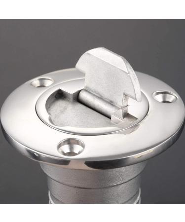 iSURE MARINE 2 (50mm) Boat Gas/Fuel/Water Deck Fill with Keyless Cap - Marine Mirror-Polished 316 Stainless Steel Hardware - Buy Online on GoSupps.com