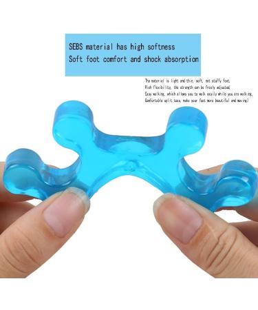 Gel Toe Separators & Correctors for Overlapping Toes | Bunions, Hammer Toe & Foot Pain Relief - 5 Pack - Buy Online on GoSupps.com