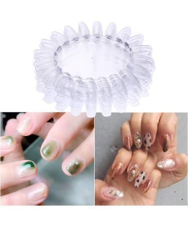 Nail Sticks 10PCS - Plastic False Nail Wheels with 20 Tips for Nail Art & Polish Display | International Shipping Available - Buy Online on GoSupps.com