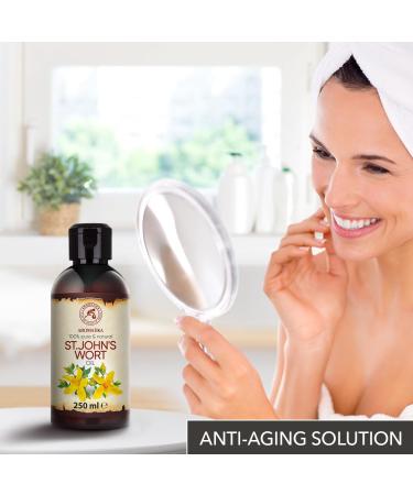 St. John's Wort Oil 250ml - Pure Natural Carrier Oil for Skin & Body Care - Cosmetic Essential Oil - Buy Online on GoSupps.com
