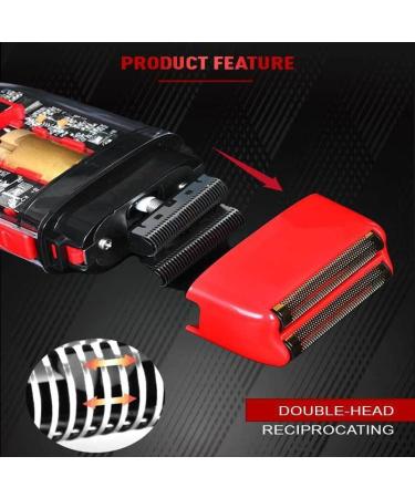 Buy NG-988 Green Electric Razors for Men - Titanium Blade USB Rechargeable Shaver | Premium Men's Grooming - Buy Online on GoSupps.com