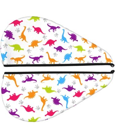 Colorful Dinosaur Microfiber Hair Towel | Super Absorbent Quick Drying Turban for Curly Long Thick Hair | Hair Wrap Bonnet Cap for Women Girls & Kids - Buy Online on GoSupps.com