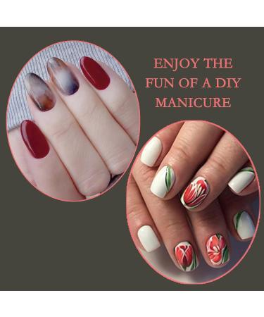 500pcs Almond False Nail Tips - Matte Full Cover Acrylic Fake Nails for Nail Art - DIY at Home - Buy Online on GoSupps.com